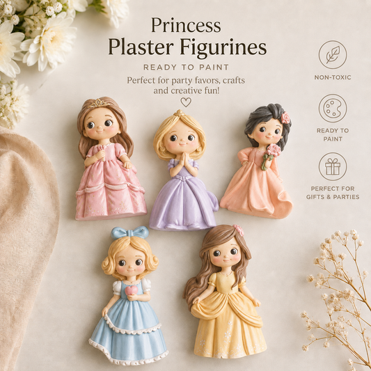 Princess-Themed DIY Paint Kit – Personalized Kids’ Party Favor