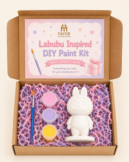 Monster-Themed DIY Paint Kit – Personalized Kids’ Party Favor