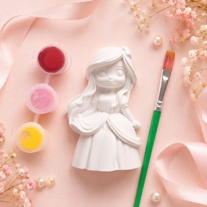 Princess-Themed DIY Paint Kit – Personalized Kids’ Party Favor