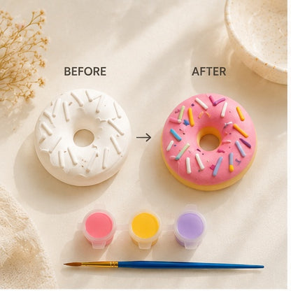Donut-Themed DIY Paint Kit – Personalized Kids’ Party Favor