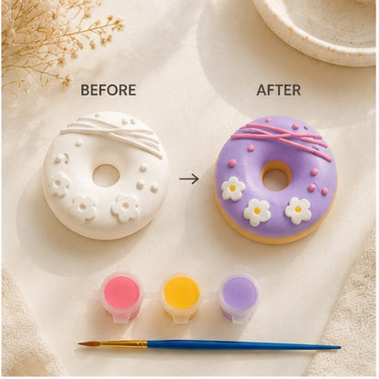 Donut-Themed DIY Paint Kit – Personalized Kids’ Party Favor
