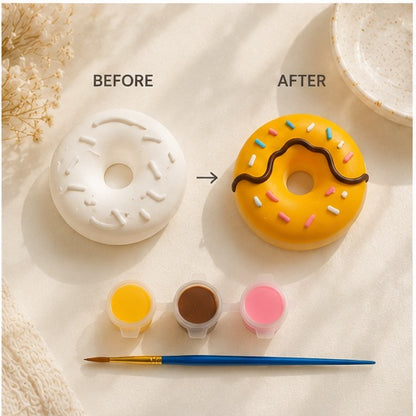 Donut-Themed DIY Paint Kit – Personalized Kids’ Party Favor